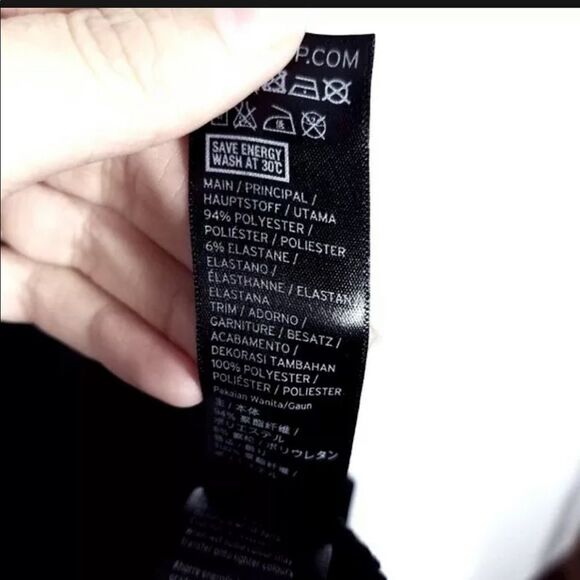 TopShop Black Cut Out A Line Dress - Picture 13 of 13